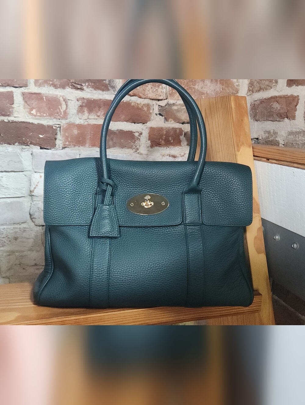 Mulberry Bayswater Heavy Grained Leather Satchel